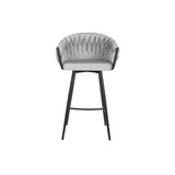 Stool Home ESPRIT Black Grey Metal 58 x 53 x 101 cm-6