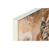 Painting Home ESPRIT Brown Black Golden 103,5 x 3,5 x 103,5 cm (2 Units)-3