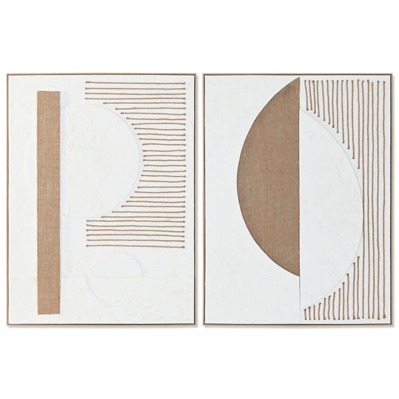 Painting Home ESPRIT Paper polystyrene 92,5 x 4,5 x 122,5 cm-0