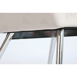 Armchair Home ESPRIT Grey Cream Golden Silver Polyester Metal 74 x 74 x 90 cm 74 x 67 x 90 cm-2