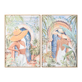 Canvas Home ESPRIT polystyrene Canvas 80 x 3,5 x 120 cm-0