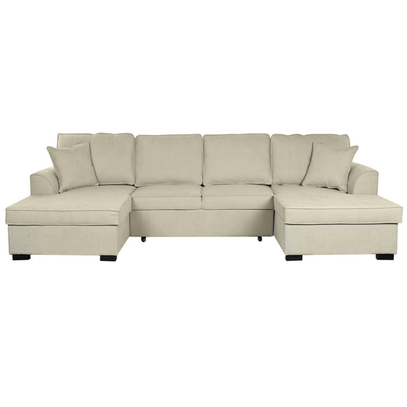Sofabed Home ESPRIT Sand Modern 298 x 154 x 92 cm-0