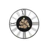 Wall Clock Home ESPRIT Dark brown Metal 80 x 8 x 80 cm-1