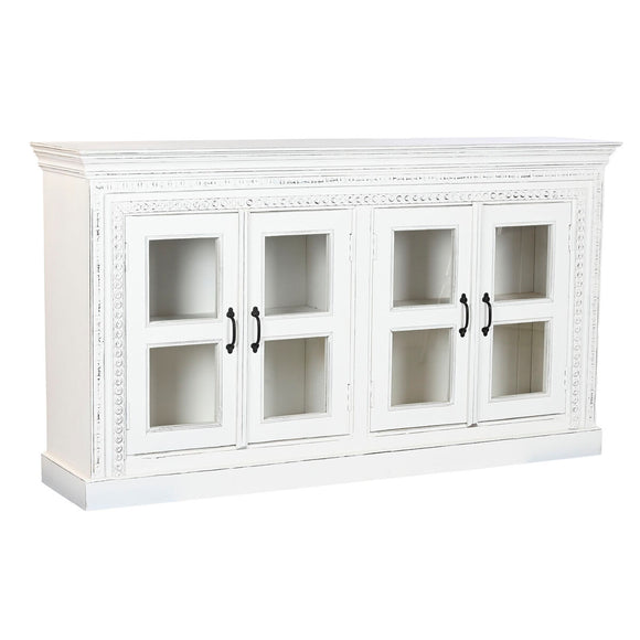 Sideboard Home ESPRIT White Crystal Mango wood 180 x 40 x 100 cm-0