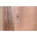 Cupboard Home ESPRIT White Black Metal Mango wood 180 x 40 x 160 cm-2