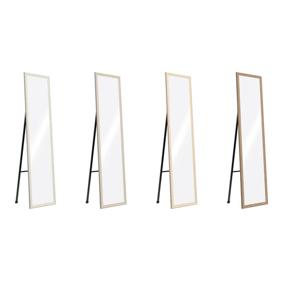 Dressing Mirror Home ESPRIT Brown Beige Grey Crystal polystyrene 35,5 x 40 x 156 cm (4 Units)-0
