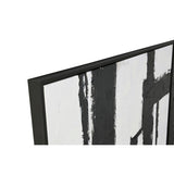 Painting Home ESPRIT White Black Abstract 123 x 4,3 x 183 cm (2 Units)-3