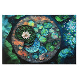 Painting Home ESPRIT Printed 150 x 0,4 x 100 cm-0