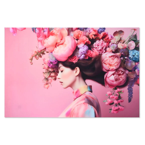 Painting Home ESPRIT Tempered Glass 150 x 0,4 x 100 cm-0