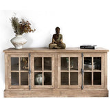 Sideboard Home ESPRIT Natural Wood Crystal 180 x 40 x 82 cm-8