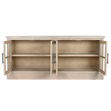 Sideboard Home ESPRIT Natural Wood Crystal 180 x 40 x 82 cm-6