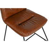 Dining Chair Home ESPRIT Synthetic Leather Metal 71 x 49 x 90 cm-3