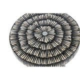 Side table Home ESPRIT Black Golden 40 x 40 x 48 cm-3