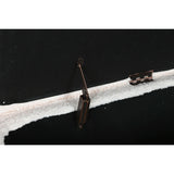 Bench Home ESPRIT White Black Polyester Steel 145 x 45 x 45 cm-3