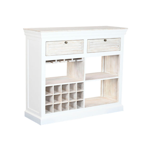 Bottle rack Home ESPRIT White 120 x 40 x 98 cm-0