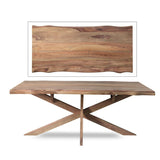 Dining Table Home ESPRIT Acacia 200 x 90 x 76 cm-2