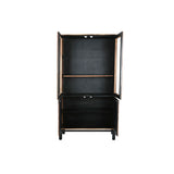 Display Stand Home ESPRIT Brown Black Teak Acacia 100 x 40 x 185 cm-6