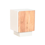 Nightstand Home ESPRIT White Natural 40 x 35 x 50 cm-0
