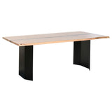 Dining Table Home ESPRIT Metal Acacia 200 x 100 x 76 cm-0