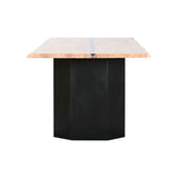 Dining Table Home ESPRIT Metal Acacia 200 x 100 x 76 cm-2