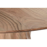 Dining Table Home ESPRIT Metal Acacia 130 x 130 x 76 cm-3