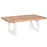 Centre Table Home ESPRIT White 120 x 60 x 45 cm 121 x 60,5 x 45 cm-5
