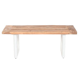 Centre Table Home ESPRIT White 120 x 60 x 45 cm 121 x 60,5 x 45 cm-0