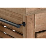 Kitchen furniture Home ESPRIT Black Natural 142 x 75 x 96 cm-3