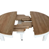 Dining Table Home ESPRIT White Fir 100 x 100 x 78 cm-7