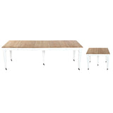 Dining Table Home ESPRIT White Fir 100 x 100 x 78 cm-1