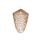 Ceiling Light Home ESPRIT Light brown Jute Wood 67 x 67 x 100 cm-5