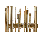 Ceiling Light Home ESPRIT Golden Metal Steel 74 x 74 x 138 cm-4