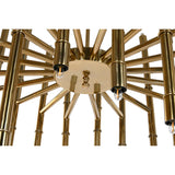 Ceiling Light Home ESPRIT Golden Metal Steel 74 x 74 x 138 cm-2