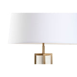 Desk lamp Home ESPRIT White Beige Golden 50 W 220 V-3