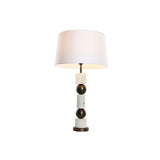 Desk lamp Home ESPRIT White Bronze 50 W 220 V-5