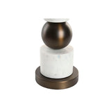 Desk lamp Home ESPRIT White Bronze 50 W 220 V-3