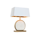 Desk lamp Home ESPRIT White Golden 50 W 220 V-6