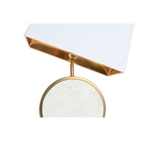 Desk lamp Home ESPRIT White Golden 50 W 220 V-2