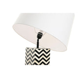 Desk lamp Home ESPRIT White Black 50 W 220 V-2