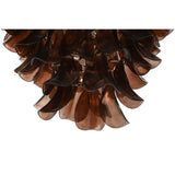 Ceiling Light Home ESPRIT Brown Silver Crystal Steel 25 W 80 x 80 x 80 cm-5