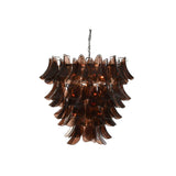 Ceiling Light Home ESPRIT Brown Silver Crystal Steel 25 W 80 x 80 x 80 cm-1