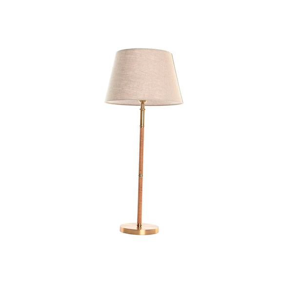 Desk lamp Home ESPRIT Beige Golden Natural 50 W 220 V-0