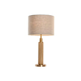 Desk lamp Home ESPRIT Beige Golden 50 W 220 V-4