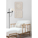 Painting Home ESPRIT White Beige Abstract Urban 80 x 5 x 80 cm (2 Units)-1