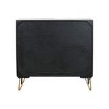 Sideboard Home ESPRIT Black Golden Metal Mango wood 81 x 45 x 75 cm-9
