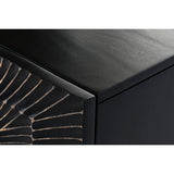 Sideboard Home ESPRIT Black Golden Metal Mango wood 81 x 45 x 75 cm-5