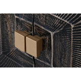 Sideboard Home ESPRIT Black Golden Metal Mango wood 81 x 45 x 75 cm-4