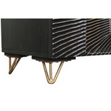 TV furniture Home ESPRIT Black 160 x 40 x 50 cm-5