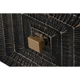 Nightstand Home ESPRIT Black Golden 50 x 40 x 50 cm-4