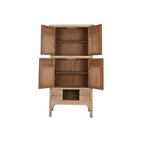 Cupboard Home ESPRIT Natural Elm wood 92 x 42 x 189 cm-1